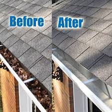 before and after gutter image