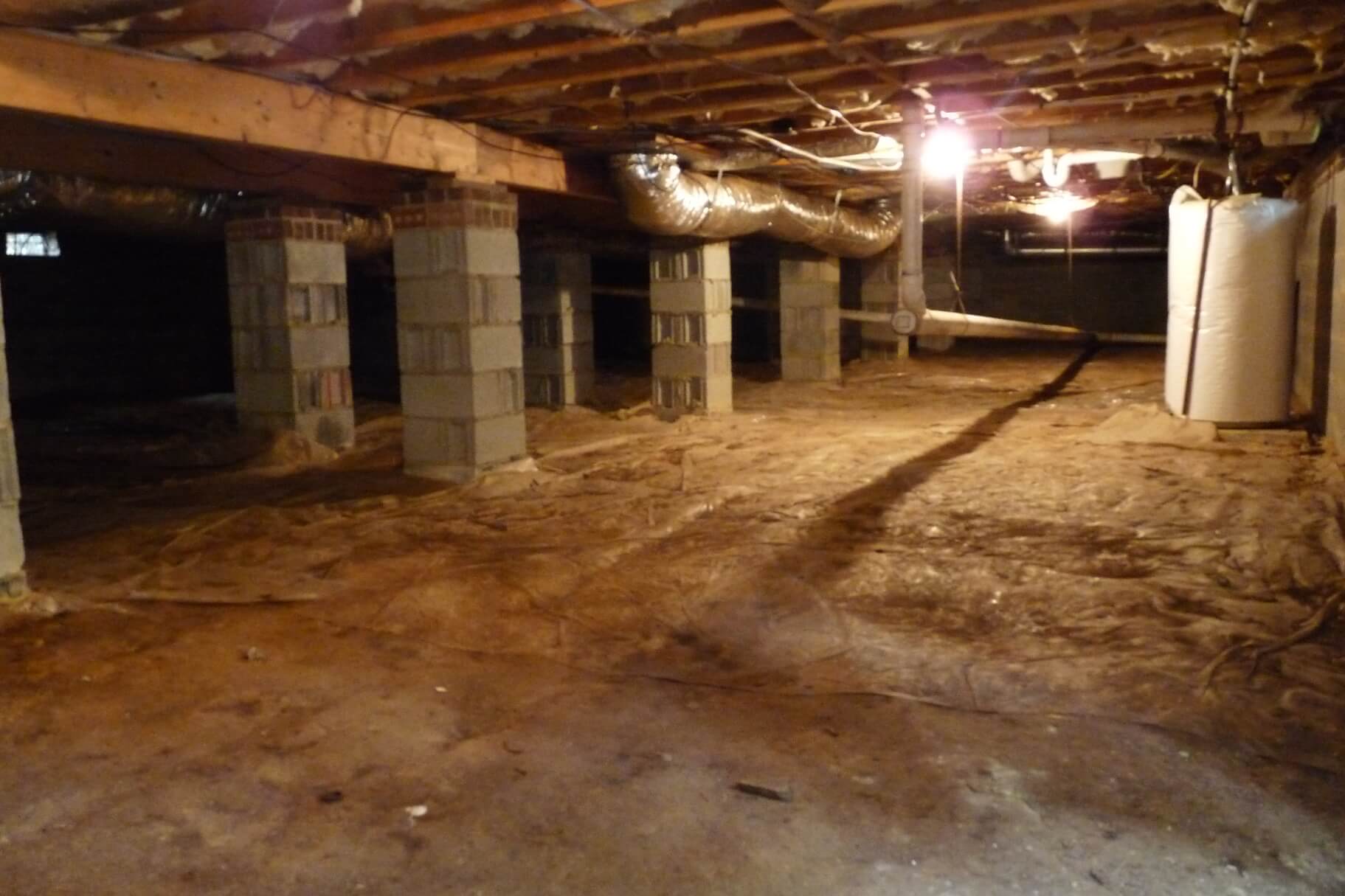 Musty Odors in Crawl Space System